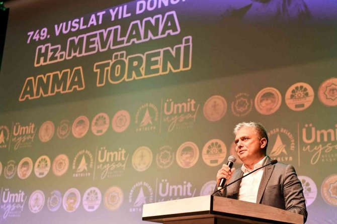 Muratpaşa’da Hz. Mevlana, Vefatının 749. Yılında Anıldı