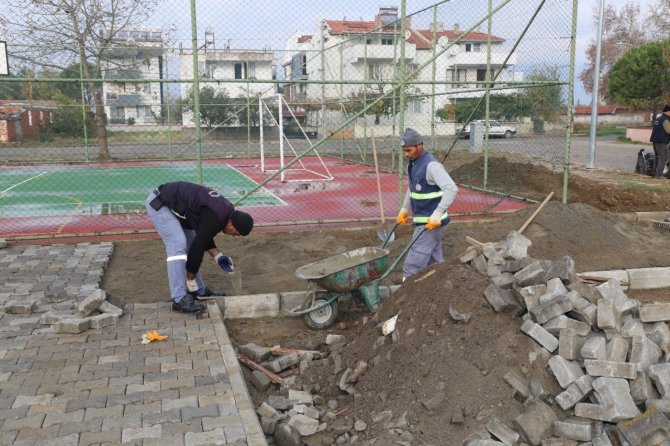 Burhaniye Tulumbacılar Parkı Yenileniyor