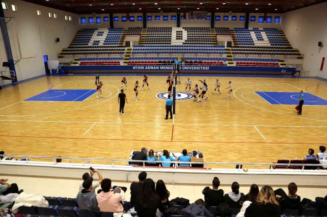 Üniversiteler Arası Voleybol Bölgesel Lig Müsabakaları Adü Ev Sahipliğinde Başladı