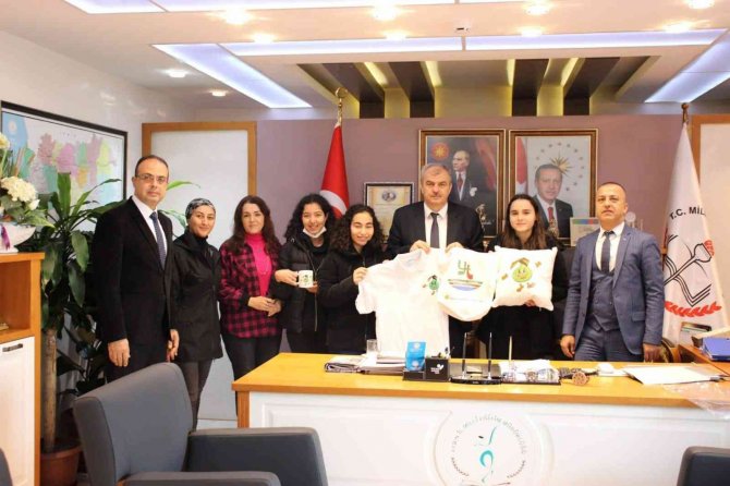 Aydın İ̇l Milli Eğitim Müdürü Okumuş, Patent Başvuruları Kabul Edilen Okulu Ağırladı