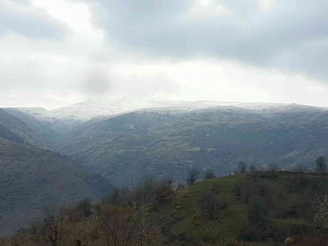 Elazığ’ın Yüksek Kesimlerine Kar Yağdı