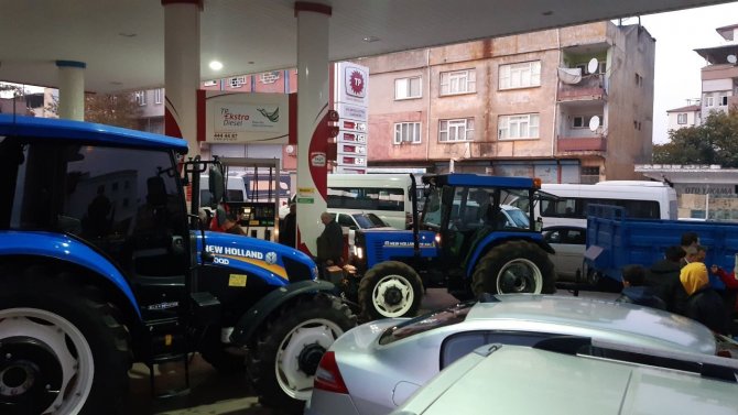 Akaryakıt İstasyonlarında Çiftçi Yoğunluğu