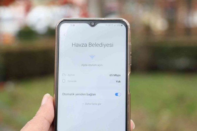 Havza’da Ücretsiz İnternet Dönemi Başladı