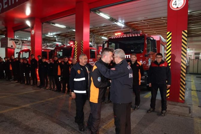 Kayseri İ̇tfaiyesi Sel Bölgesine Gidiyor