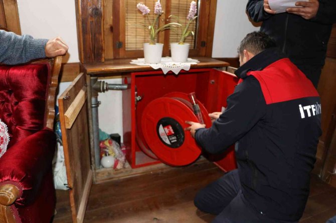 Osmanlı Döneminden Kalan Konaklar Yangına Karşı Korunuyor