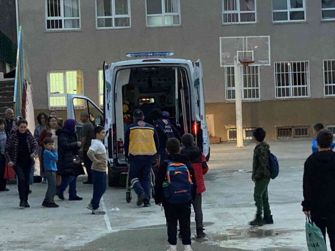Topu Almak İçin Çıktığı Ağaçtan Düşen Öğrenci Yaralandı