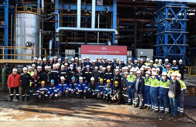 Erdemir’e Enerji Tasarrufu Sağlayacak Yeni Buhar Kazanı Devreye Alındı