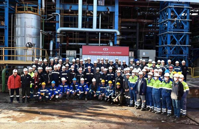 Erdemir’e Enerji Tasarrufu Sağlayacak Yeni Buhar Kazanı Devreye Alındı