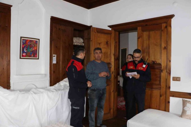 Osmanlı Döneminden Kalan Konaklar Yangına Karşı Korunuyor