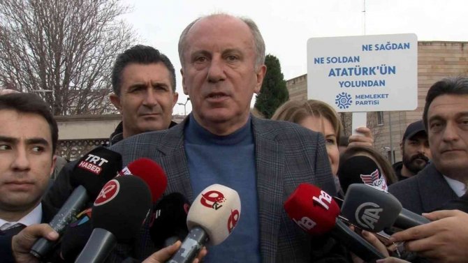 Muharrem İ̇nce: "Zafer Partisi İle İttifakı Görüşüyoruz"