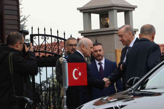 Cumhurbaşkanı Erdoğan’dan Mhp Lideri Bahçeli’ye Ziyaret