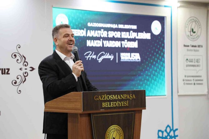 Gaziosmanpaşa Belediyesinden Amatör Spor Kulüplerine Nakdi Destek