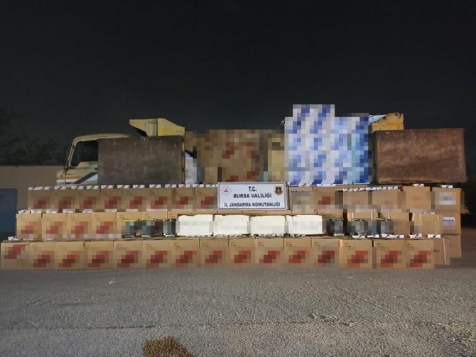 Bursa’da 1 Milyon Liralık Kaçak Tütün Operasyonu