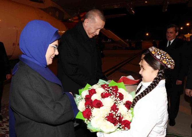 Cumhurbaşkanı Erdoğan, Türkmenistan’da
