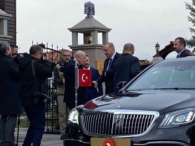 Cumhurbaşkanı Recep Tayyip Erdoğan’ın Milliyetçi Hareket Partisi (Mhp) Genel Başkanı Devlet Bahçeli İle Görüşmesi Başladı.