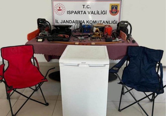 Eğirdir’de 5 Faili Meçhul Hırsızlık Olayı Aydınlatıldı