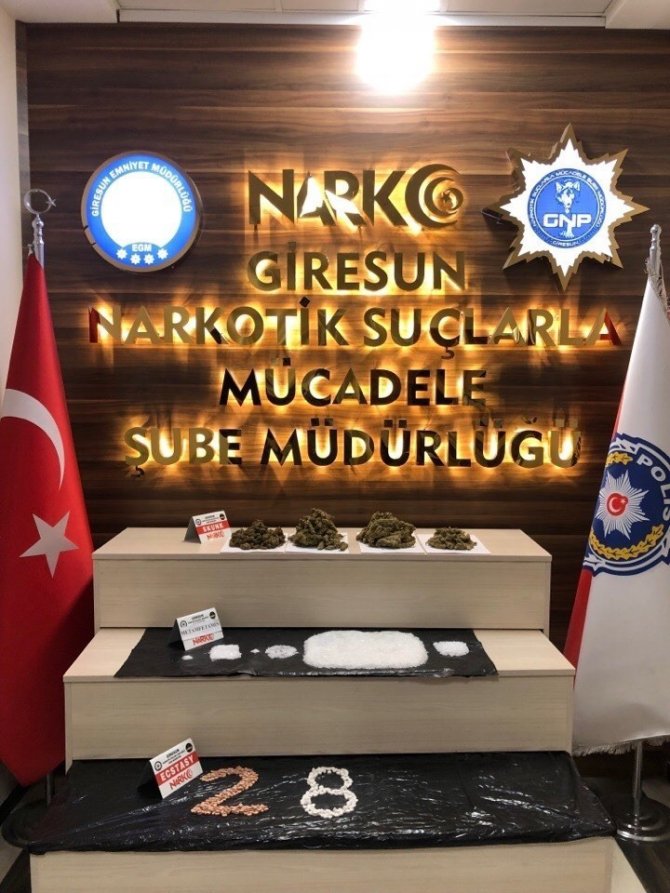 Giresun’da “Uyuşturucu Madde Ticareti Yapmak” Suçundan İki Kişi Tutuklandı