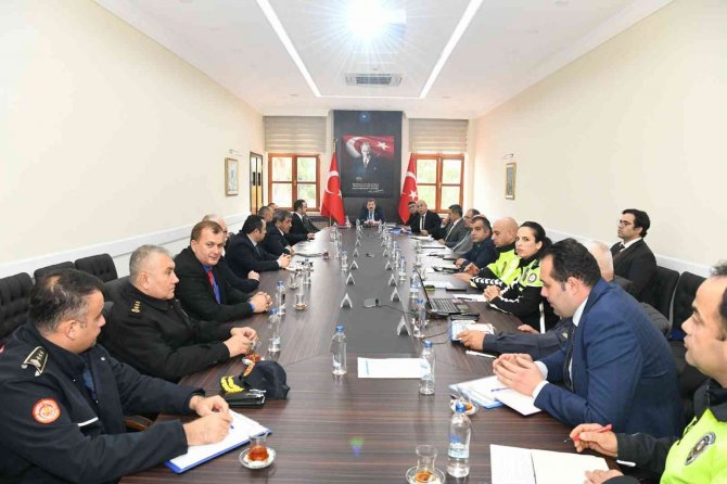 Muğla’da Kış Trafik Tedbirleri Toplantısı