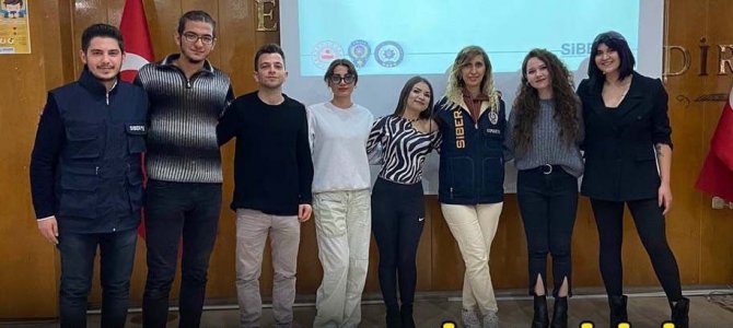 460 Öğrenci Siber Suçlarla Mücadele Hakkında Bilgilendirildi
