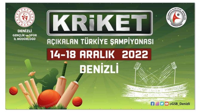 Denizli, Kriket Türkiye Şampiyonasına Ev Sahipliği Yapıyor