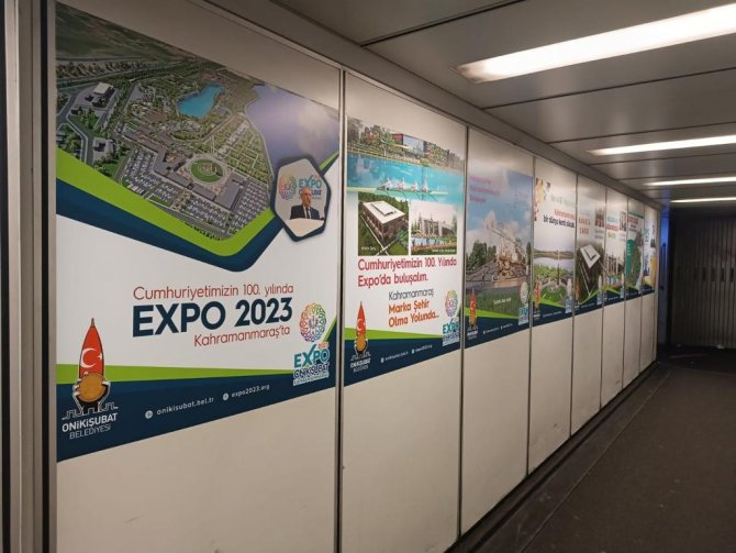 Havalimanlarına Expo 2023 Onikişubat Ve Kahramanmaraş Afişleri Asıldı