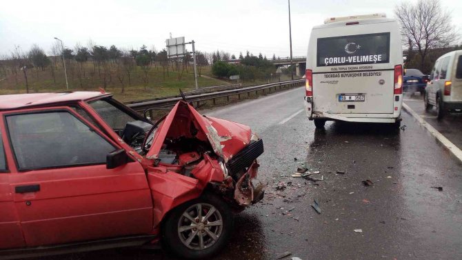 Çorlu’da 3 Ayrı Trafik Kazası: 7 Yaralı