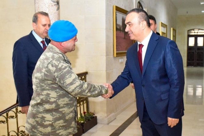 Vali Soytürk, Tuğgeneral Oruçoğlu İle Bir Araya Geldi