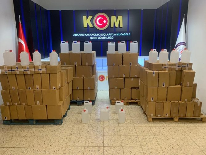 Başkent’te Yeni Yıl Öncesi Sahte İçki Operasyonu: 7 Gözaltı
