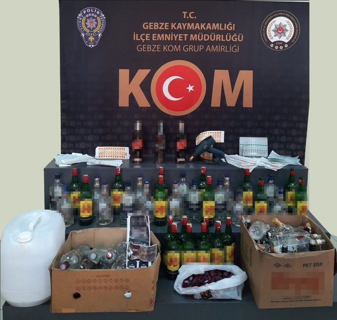 Yılbaşı Öncesi "Zi̇nci̇r-2" Operasyonunda Litrelerce Alkol Ele Geçirildi