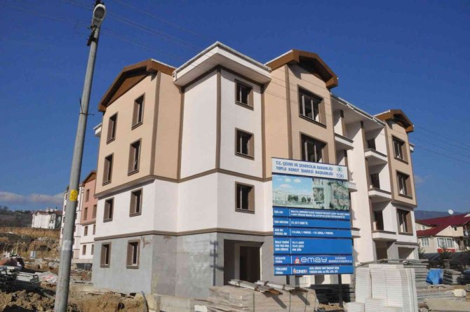 Taşkesti Beldesinde Yapılan Toki̇’lerde Sona Gelindi