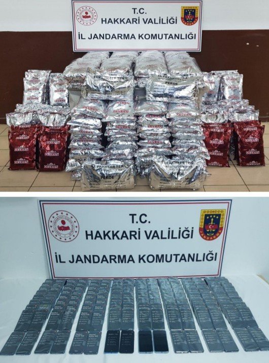 Hakkari’de Gümrük Kaçağı Malzeme Ele Geçirildi