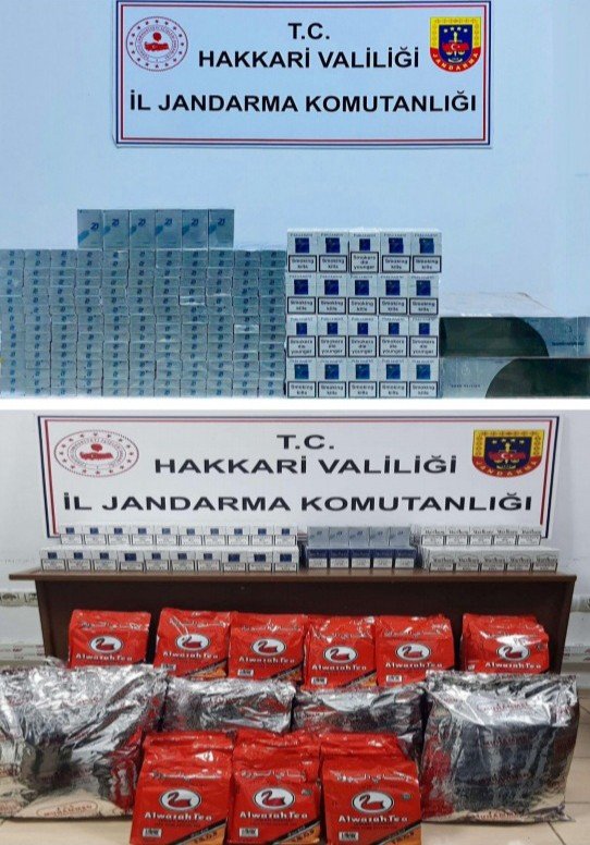 Hakkari’de Gümrük Kaçağı Malzeme Ele Geçirildi