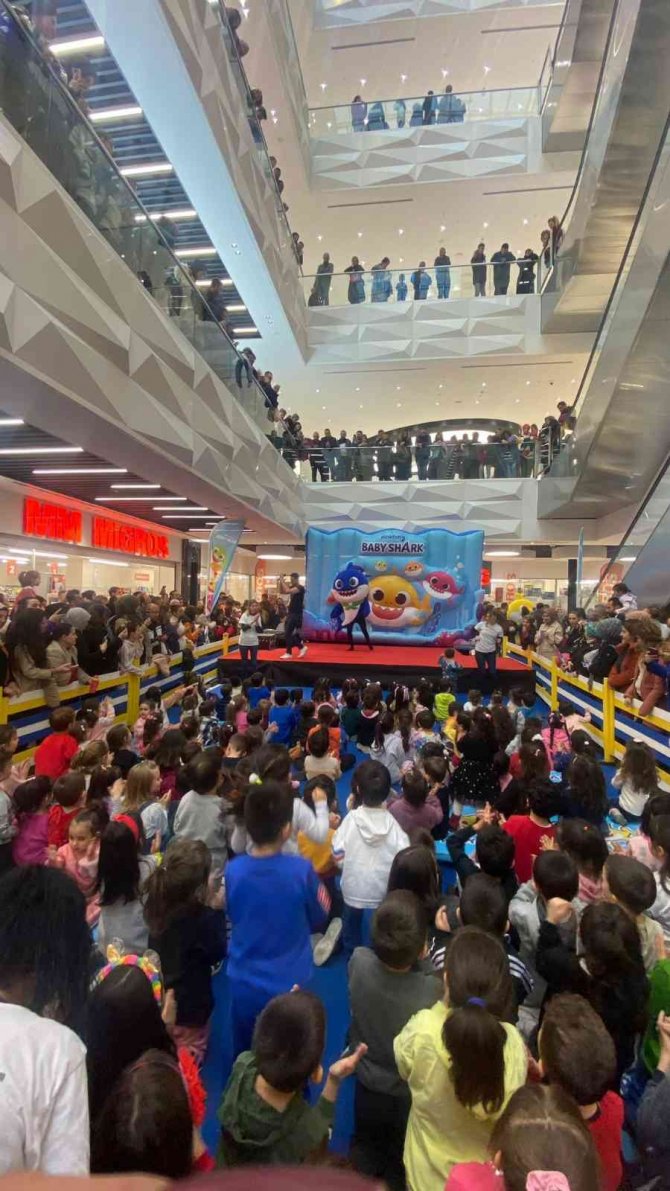 Kayseri’nin İlk ‘Baby Shark’ Etkinliğine Büyük İlgi