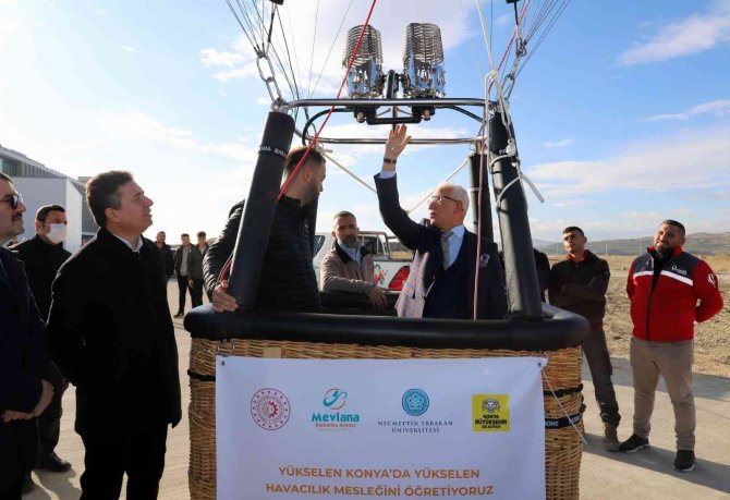Neü, Konya’da Balon Turizmini Başlatmak İçin Çalışmalarını Sürdürüyor
