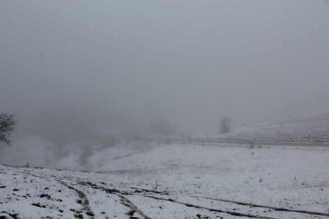 Sinop’a Mevsimin İlk Karı Düştü