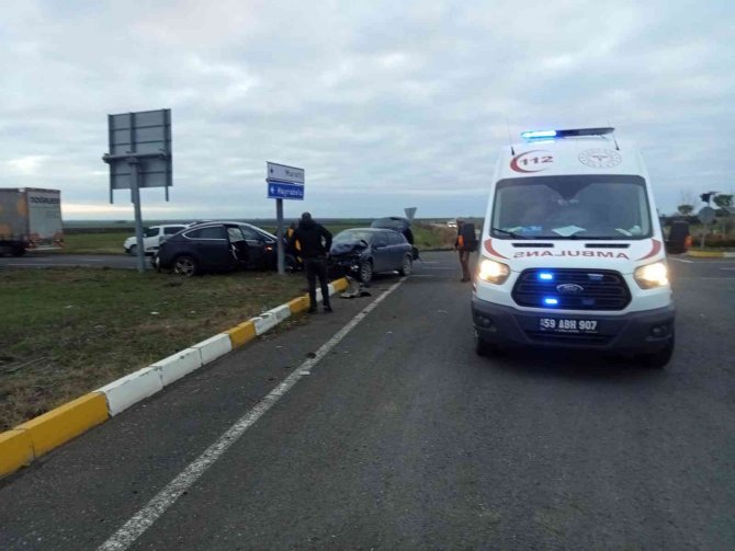 Tekirdağ’da Trafik Kazası: 2 Yaralı