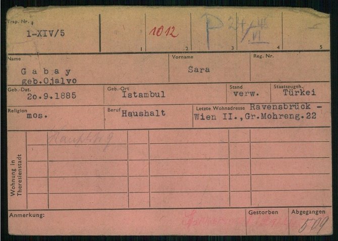 Çekya’da Terezin Nazi Kampında Esir Olan Türk Kökenli Yahudiler Törenle Anıldı