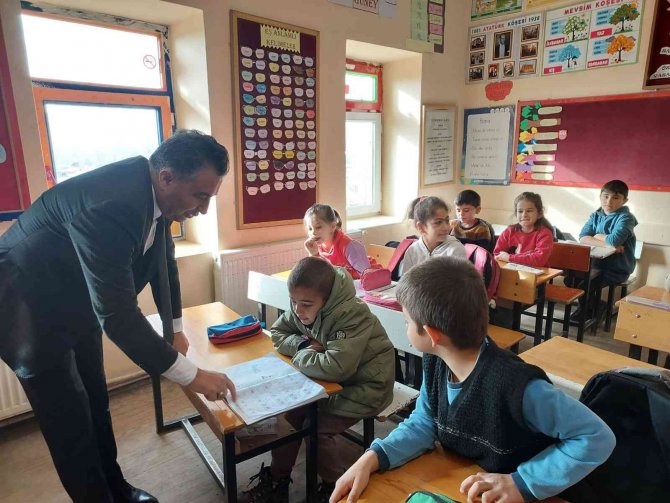 Güney Köy Okullarında Denetimde Bulundu