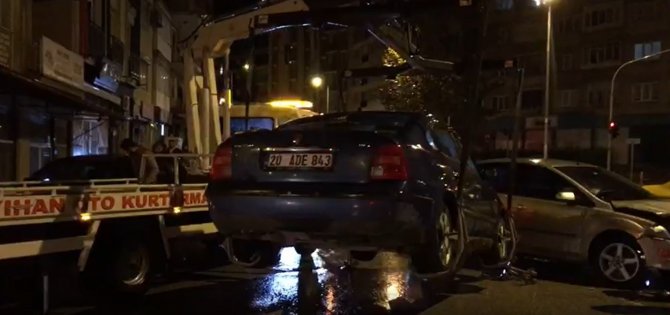 Alkollü Sürücünün Karıştığı Kazada 1 Kişi Yaralandı