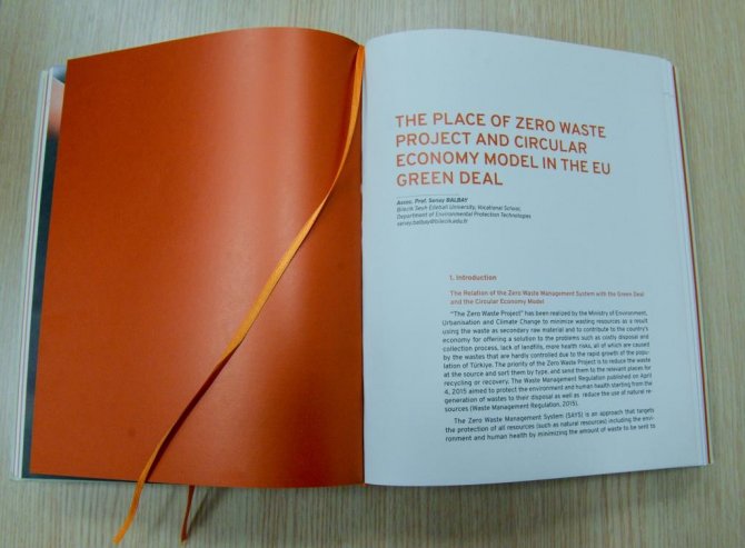 ‘Sıfır Atık’ Kitabında Bşeü’de Yerini Aldı