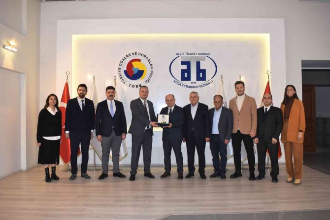 Edremit Ticaret Odası, Aydın Ticaret Borsası’nı Ziyaret Etti