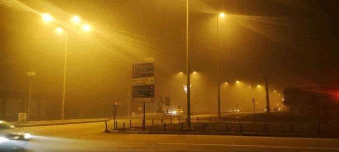 Iğdır’da Sis Nedeniyle Görüş Mesafesi Düştü