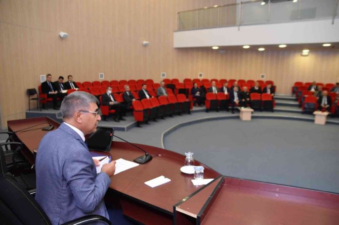 İ̇l İ̇dare Şube Müdürleri Toplantısı Yapıldı