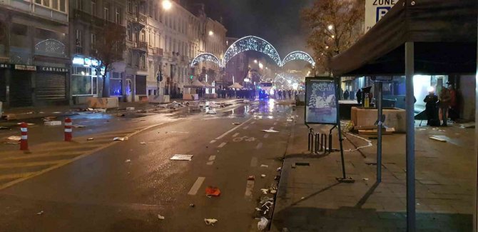 Maç Sonrası Brüksel’de Olaylar Çıktı