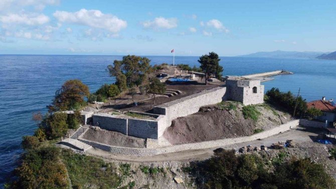 Kastamonu’nun Gizli Hazinesi Ginolu Kalesi’nde Restorasyon Çalışmaları Sürüyor