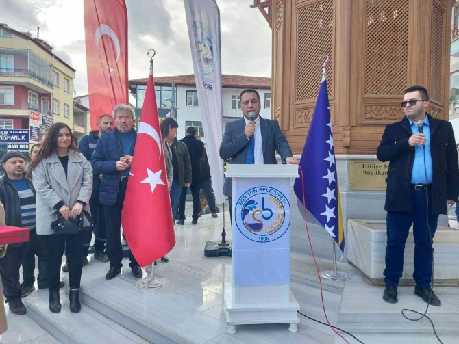 Bosna Hersek’te Bulunan Tarihi Çeşmenin Benzeri Sorgun’a Yapıldı