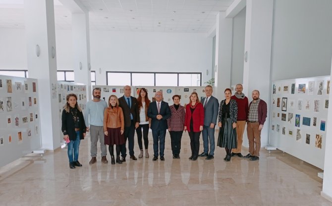 Baün’de Uluslararası Baskıresim Sergisi Açıldı