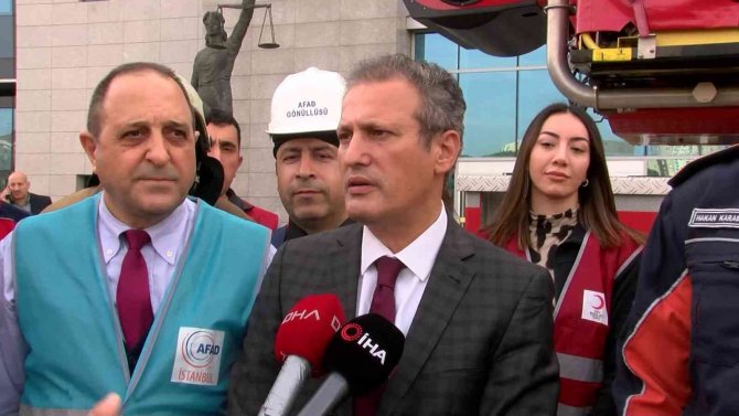 İ̇stanbul Anadolu Adalet Sarayı’nda Film Gibi Yangın Tatbikatı