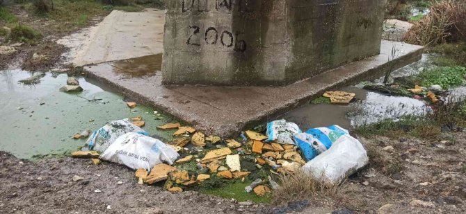 Çocukken Yüzdükleri Derede Şimdi Çöpler Yüzüyor