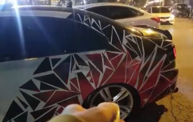 Gaziantep’te Çevreyi Rahatsız Eden 7 Modifiye Araca Ceza